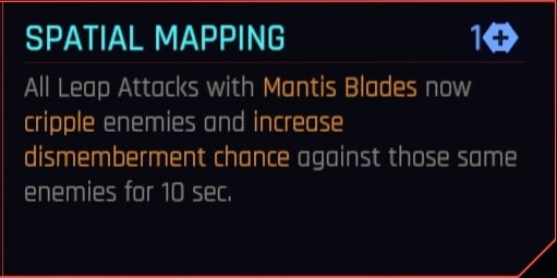 Spatial Mapping Description - Relic Skill Tree