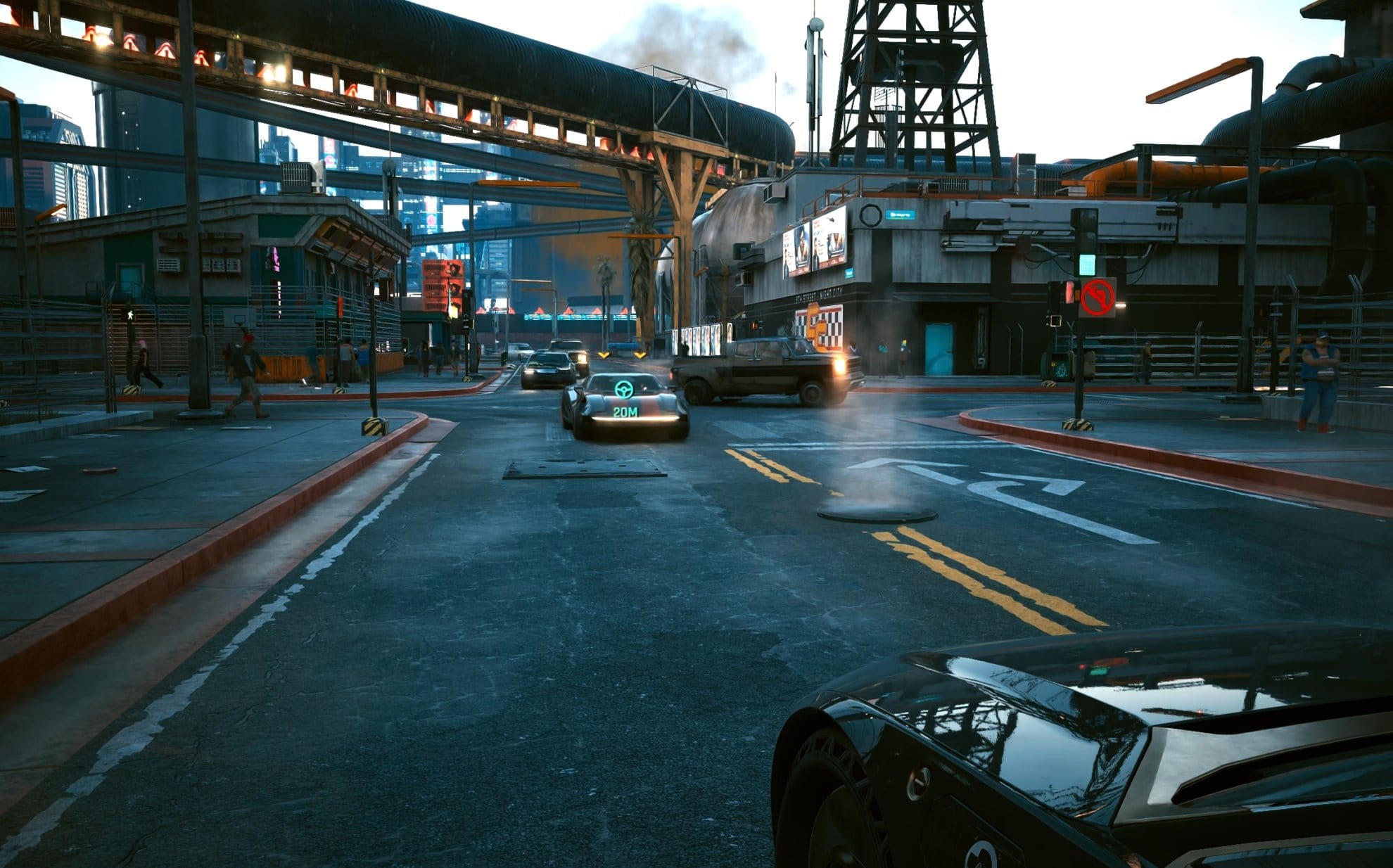 Curier Mission spawning in Night City