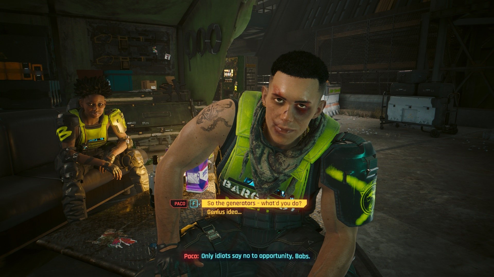 Decide What To Do - Balls To The Wall Walkthrough: Cyberpunk 2077 Phantom Liberty