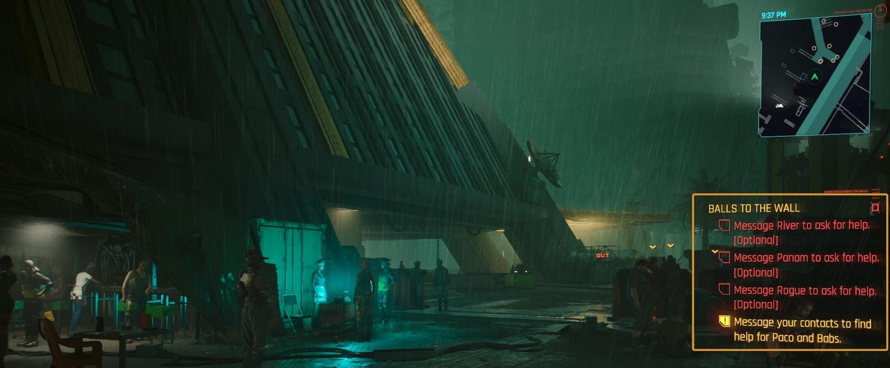 What happens if you choose to Call In Some Favors - Balls To The Wall Walkthrough: Cyberpunk 2077 Phantom Liberty