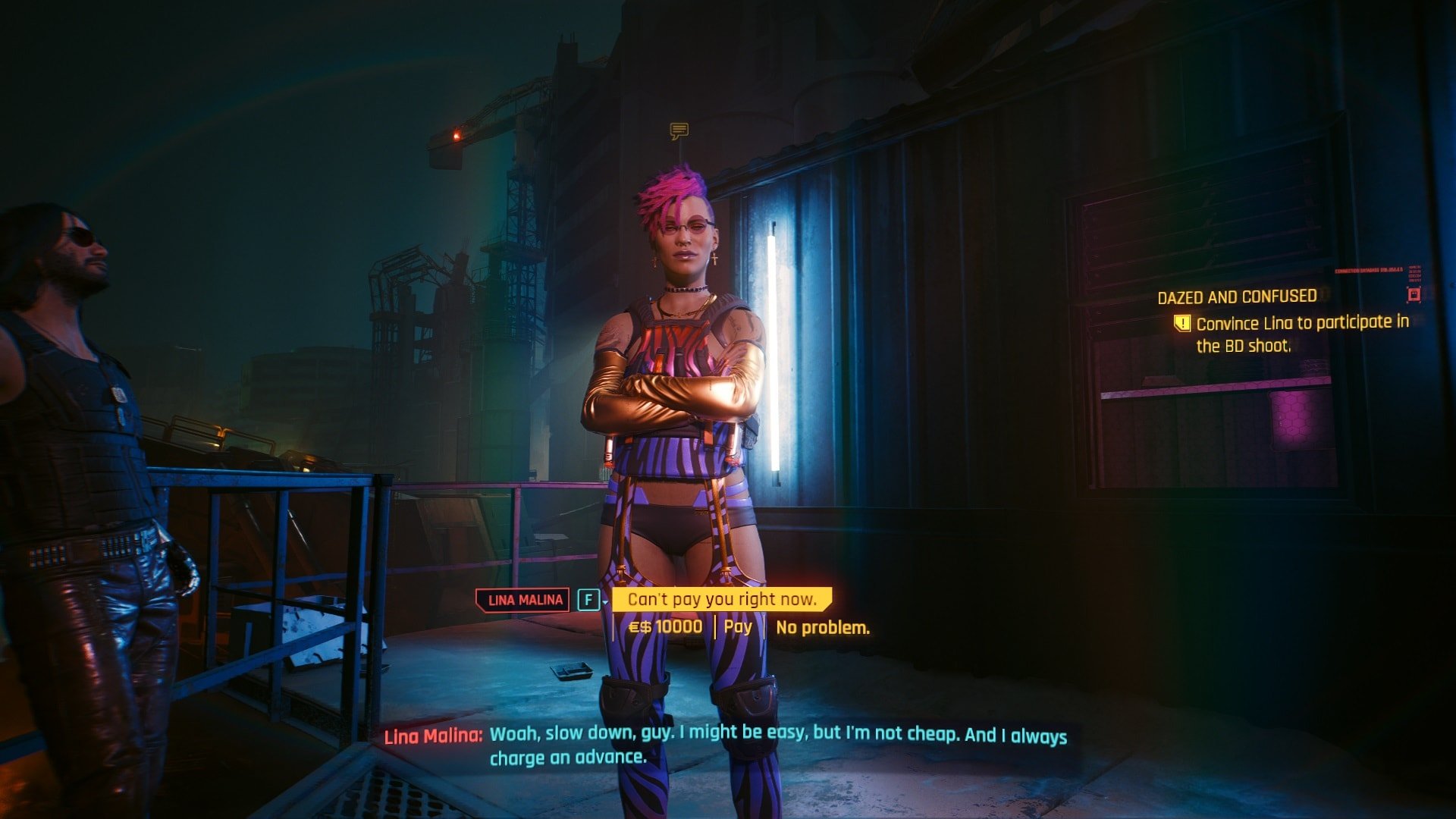 Dazed And Confused Mission Walkthrough - how to get Lina Malina's Bike, the Malina-Mobile