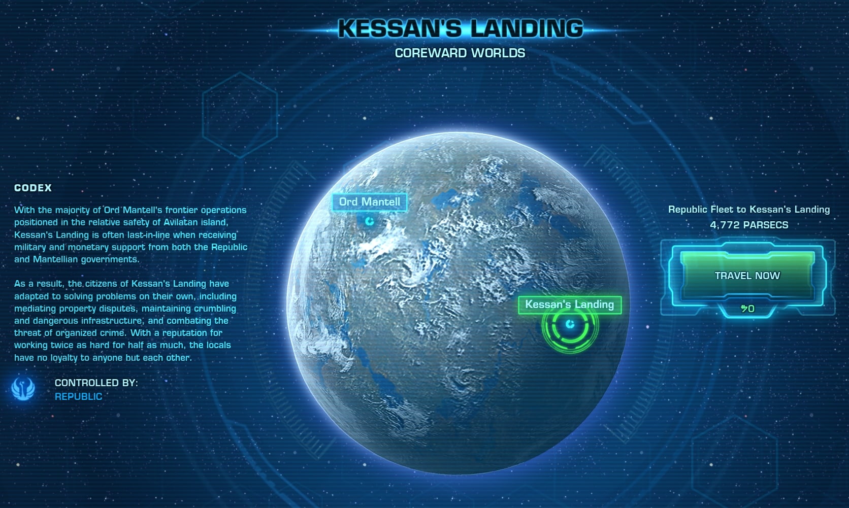 Kessan's Landing Daily Area Missions and Reputation Vendor - SWTOR PTS 7.4