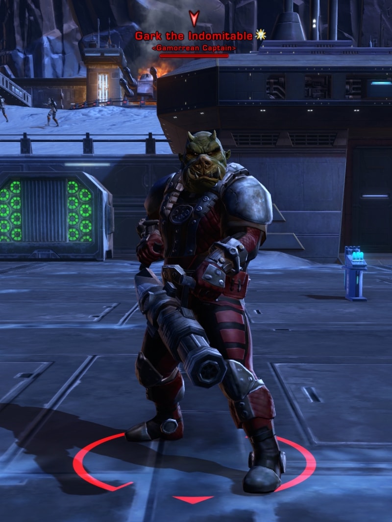 SWTOR Battle of Ilum Flashpoint Guide - Mini-Boss 1: Gark the Indomitable