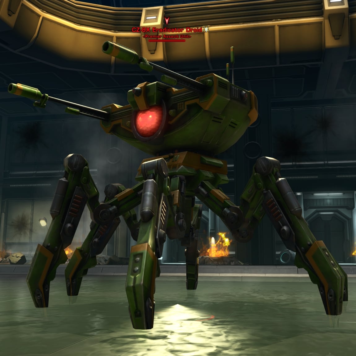 First Boss: CZ-8X Eradicator Droid