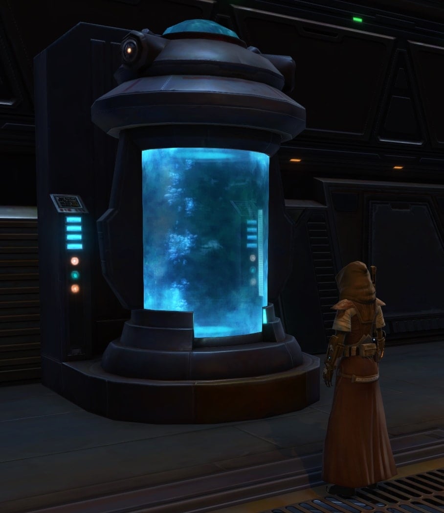 SWTOR Mandalorian Raiders Decoration Drop - Starship Medical Tank decoration