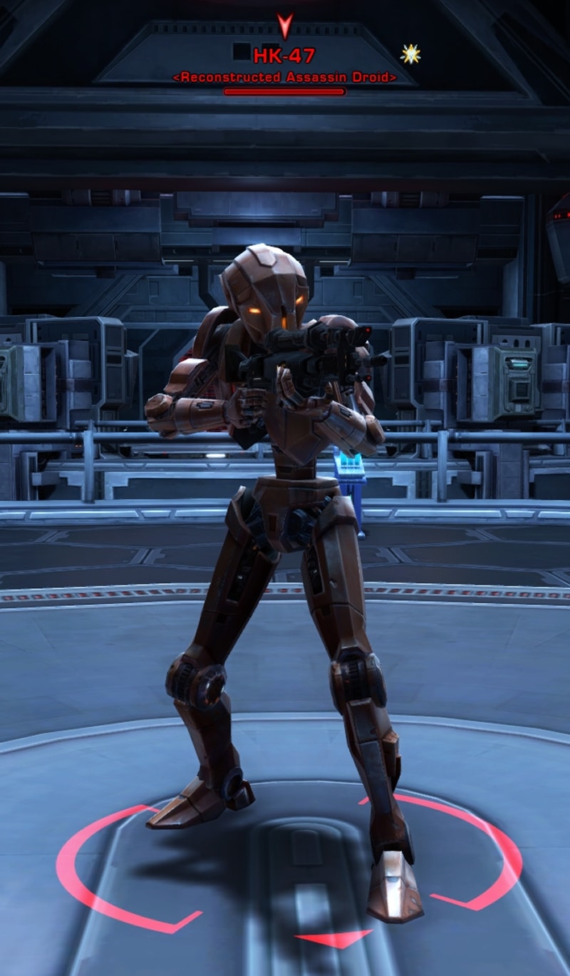 Second Boss: HK-47 - SWTOR The False Emperor Flashpoint Guide