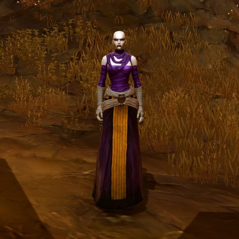 How to Create Asajj Ventress in SWTOR: Character overview - Front