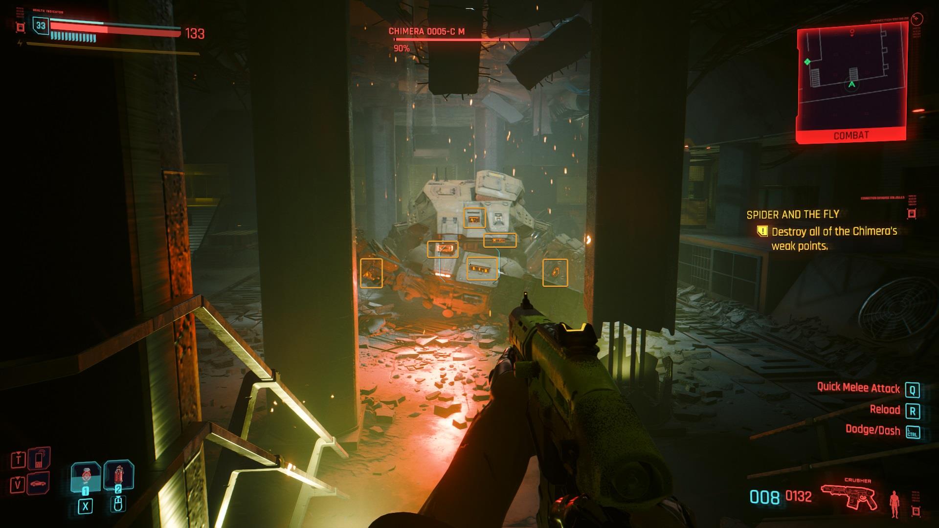 How to Defeat the Chimera in Cyberpunk 2077 Phantom Liberty The Spider And The Fly
