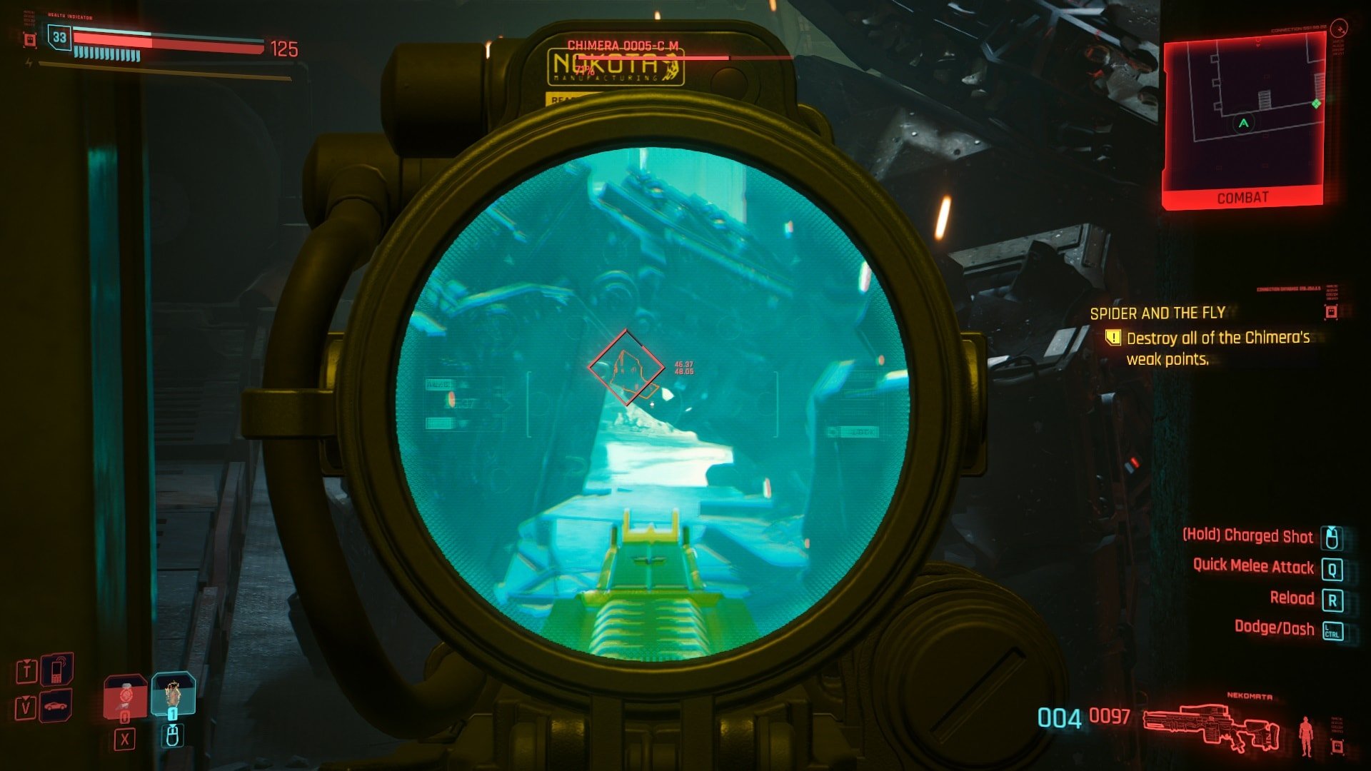 How to Defeat the Chimera in Cyberpunk 2077 Phantom Liberty The Spider And The Fly