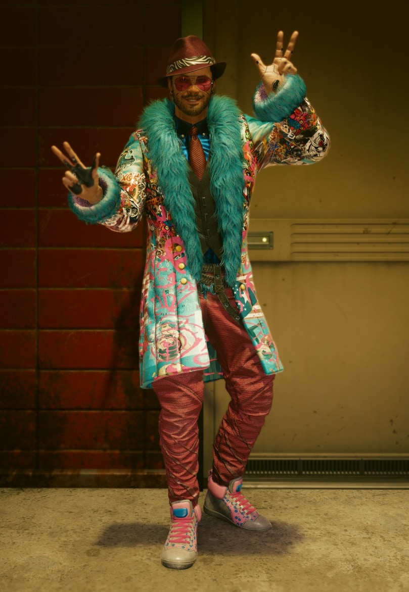 Cyberpunk 2077 pimp outfit