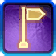Decoration Purple Flag Banner