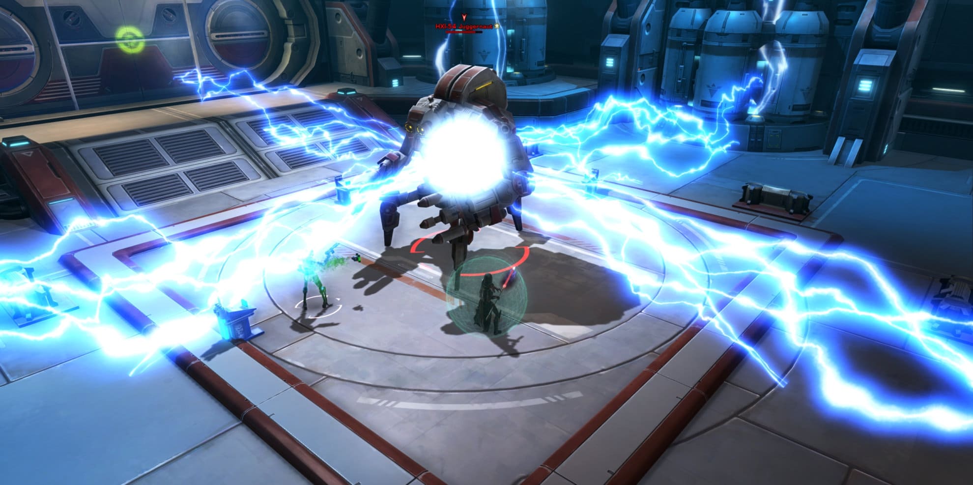 SWTOR Boarding Party First Boss: HXI-54 Juggernaut