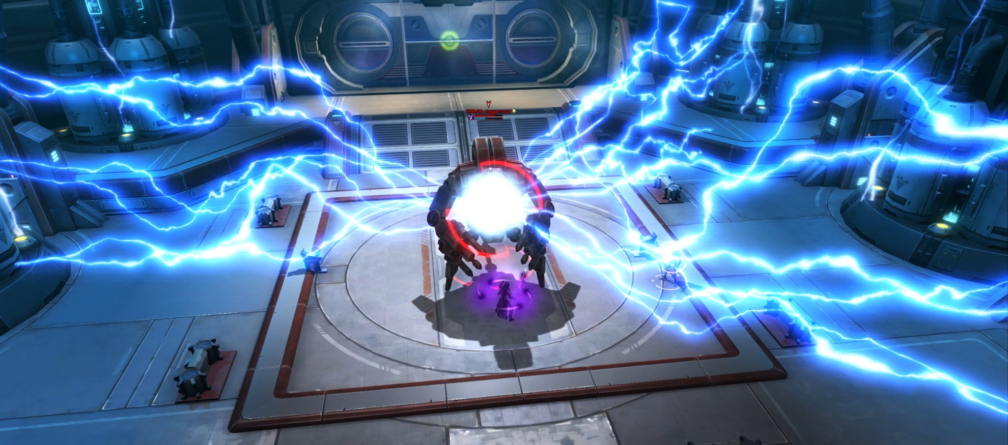 SWTOR Boarding Party Veteran Mode First Boss: HXI-54 Juggernaut