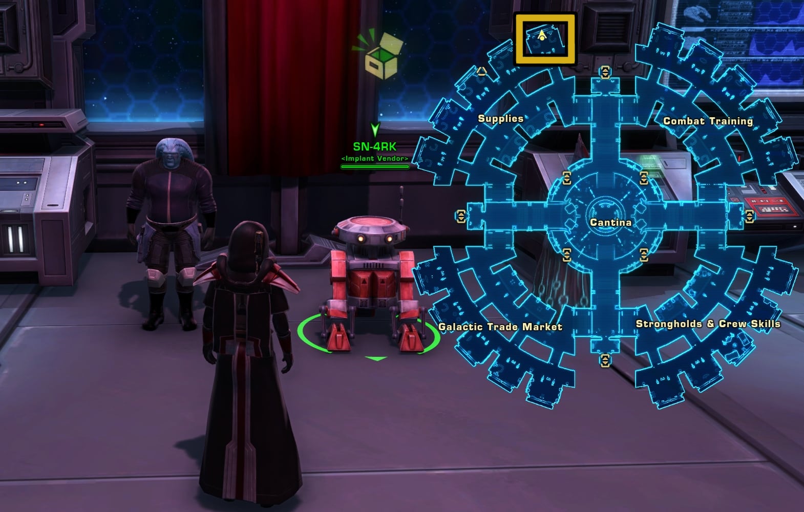 Imperial Fleet - Legendary Implant Vendor Location - SWTOR Currencies Guide