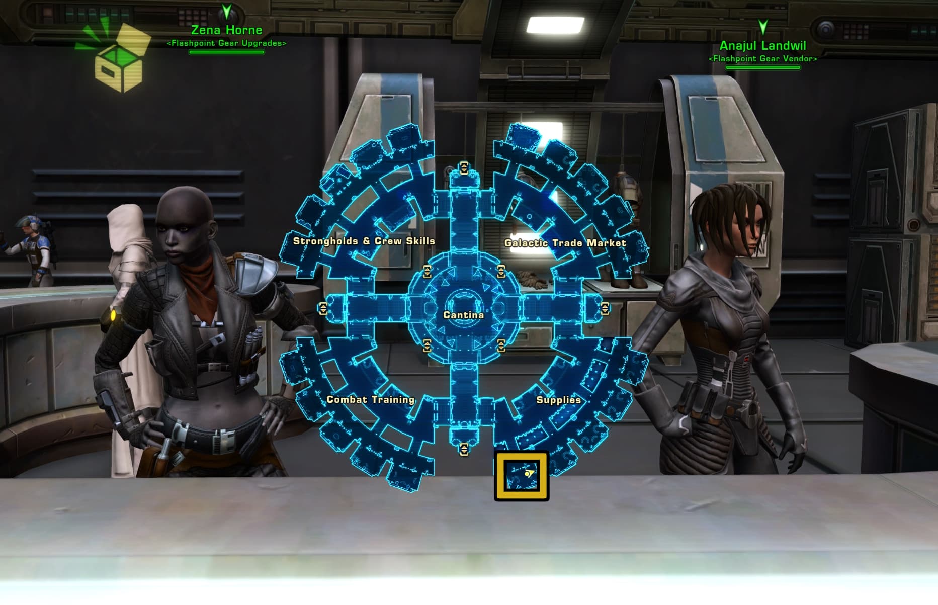 Republic Fleet - Flashpoint Gear Vendor Location - SWTOR Currencies Guide