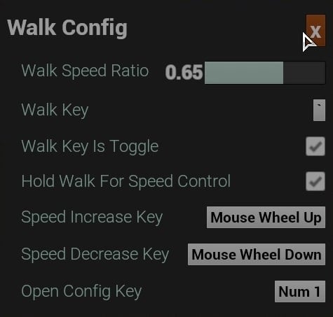 Add the ability to Walk in Jedi Survivor