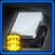 Chrome White and Metallic Black Dye Icon