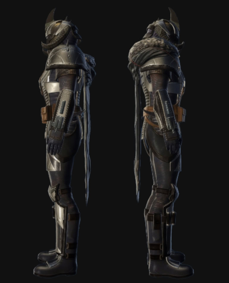 Chrome White and Metallic Black Sides
