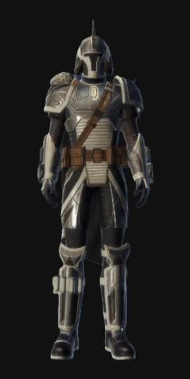 Chrome White and Metallic Gray Front