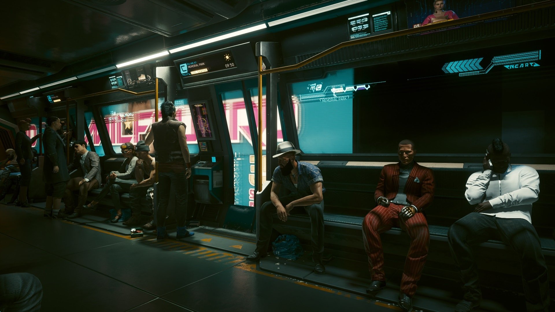 Cyberpunk 2077 NCART Metro Guide: How to use the Night City Metro in Update 2.1