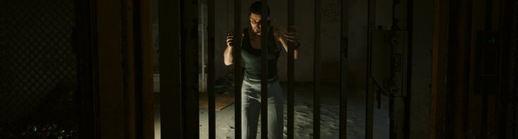 Cyberpunk 2077 Prototype in the scraper walkthrough Featured