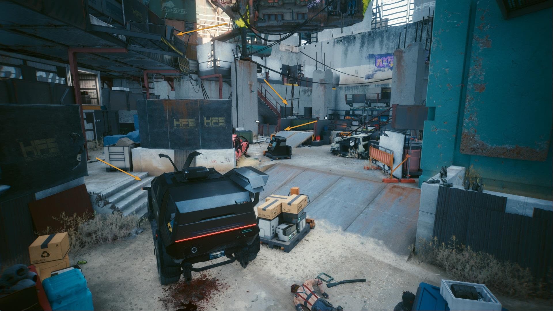 Infiltrate the scav's hideout