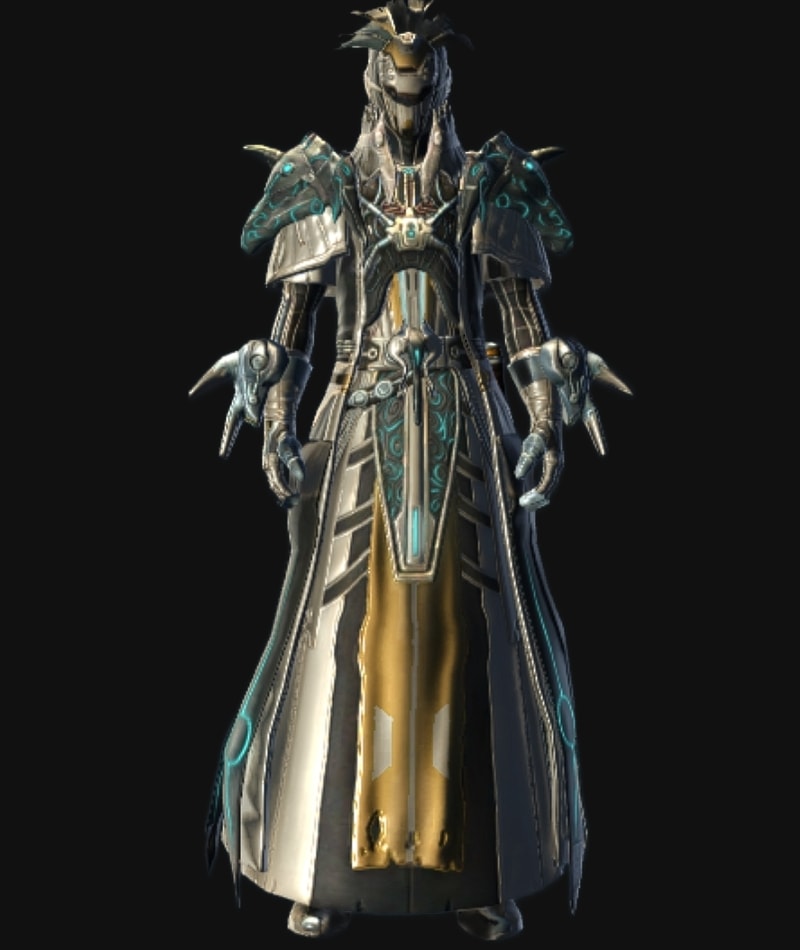 Good Example of SWTOR outfit using an Enhanced Dye