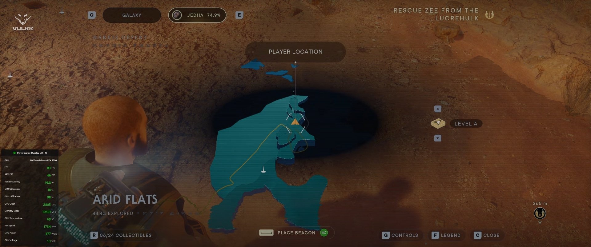 Jedi Survivor Bugged Map
