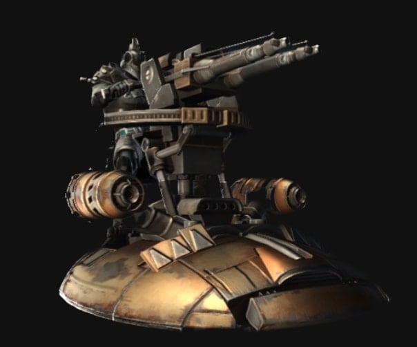 Mantellian Hover Turret Mount - SWTOR Kessan's Landing Reputation Vendor