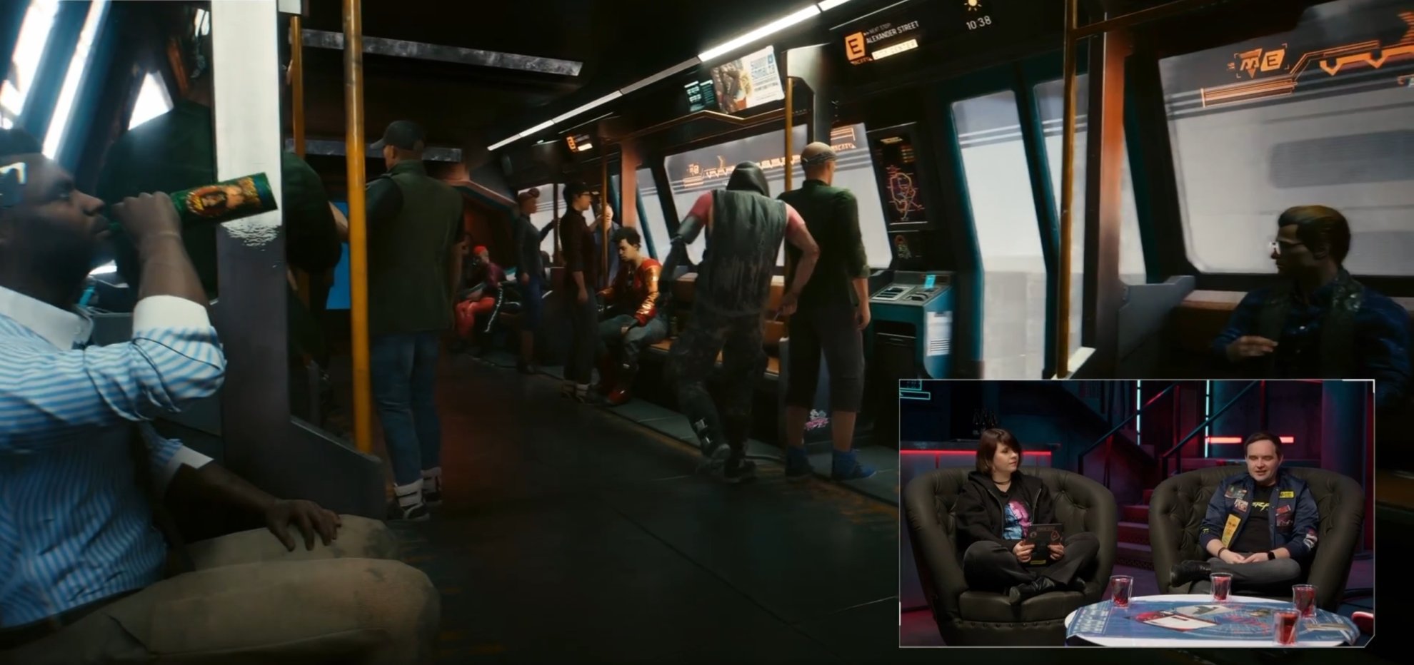 Fully functional NCART Metro System in Cyberpunk 2077 Update 2.1