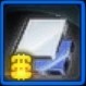 Pearlescent White and Pearlescent Blue Dye Icon