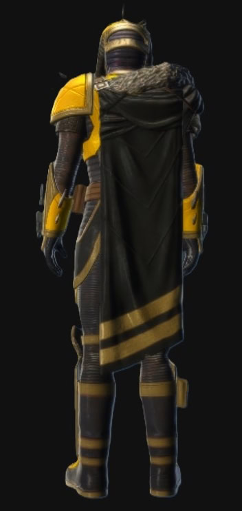Primary Metallic Yellow Preview Rear