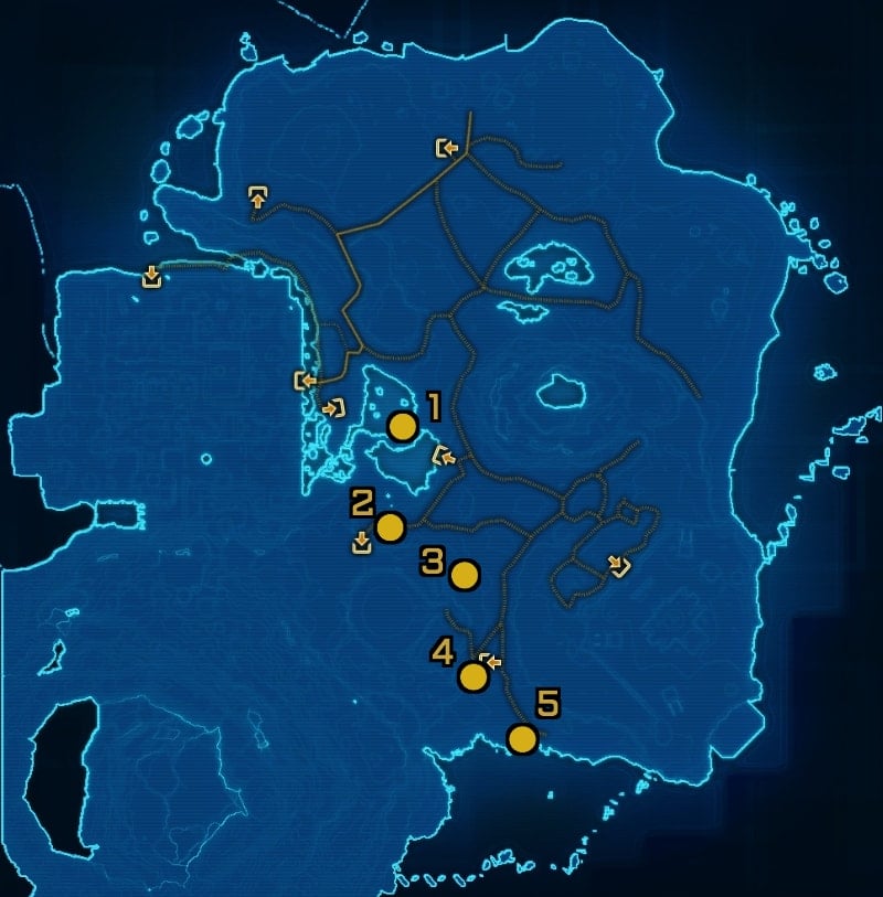 SWTOR Kessan's Landing Geothermal Shielding Missions Guide - Kessan's Landing - Ord Mantell Data Locations