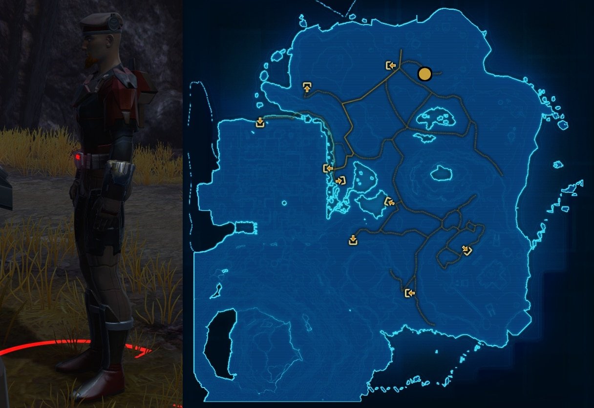 SWTOR Kessan's Landing Geothermal Shielding Missions Guide - Kessan's Landing - Security Officer Henck Location
