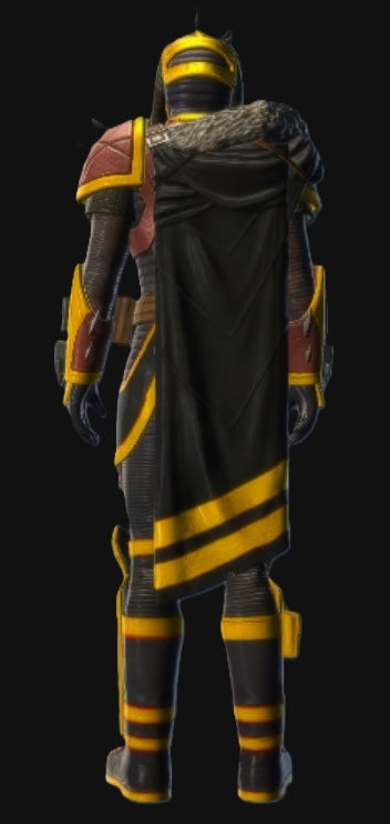 Secondary Metallic Yellow Preview Rear