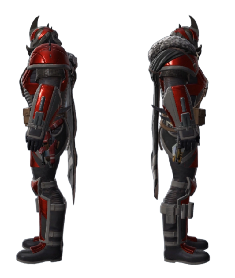 Vulcanized Red and Gray Dye Module Preview Sides