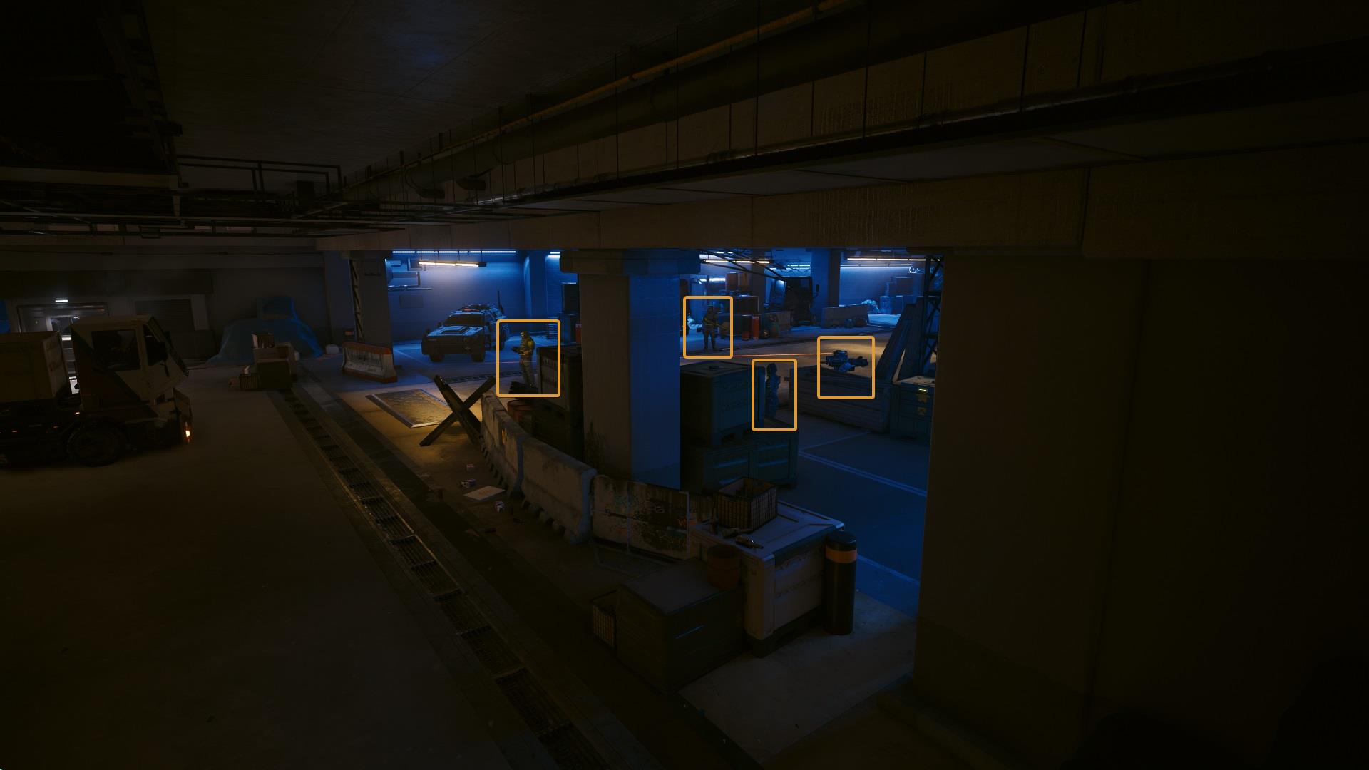 Cyberpunk 2077 Moving Heat - Turrets you have to deactivate