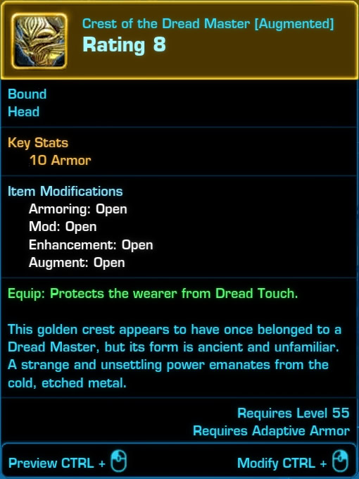Crest of the Dread Master