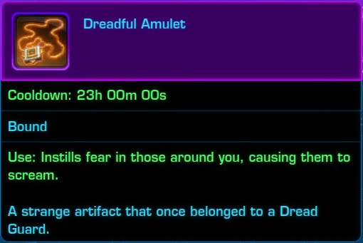 Dreadful Amulet