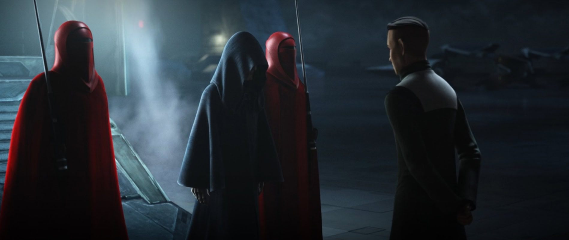 Palpatine visits Mount Tantiss