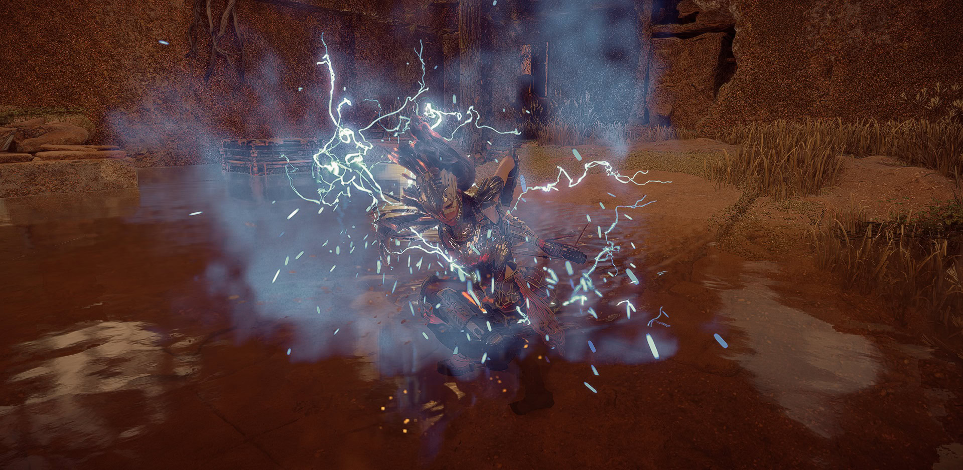 Horizon Forbidden West No Mans Land Ruins get shocked