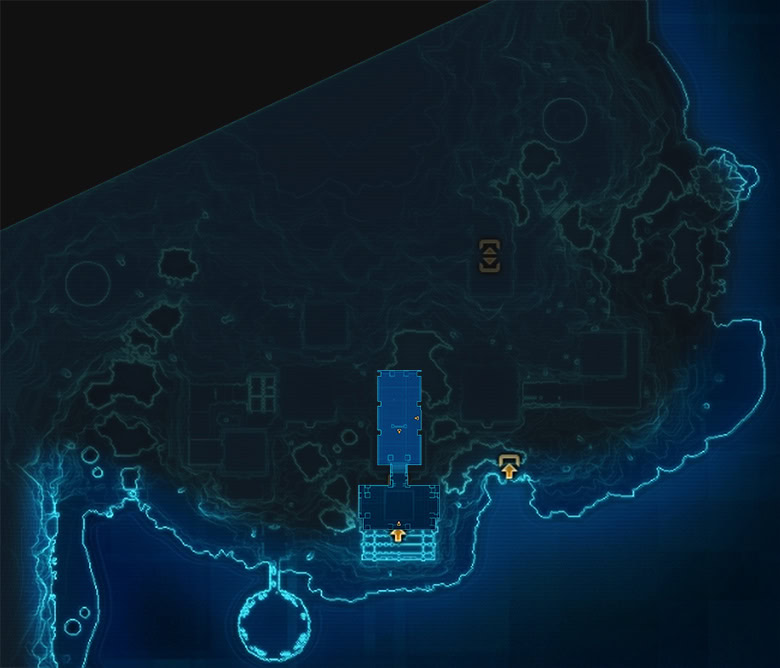 Initial Unlocking of Copero Stronghold - map of what you can access