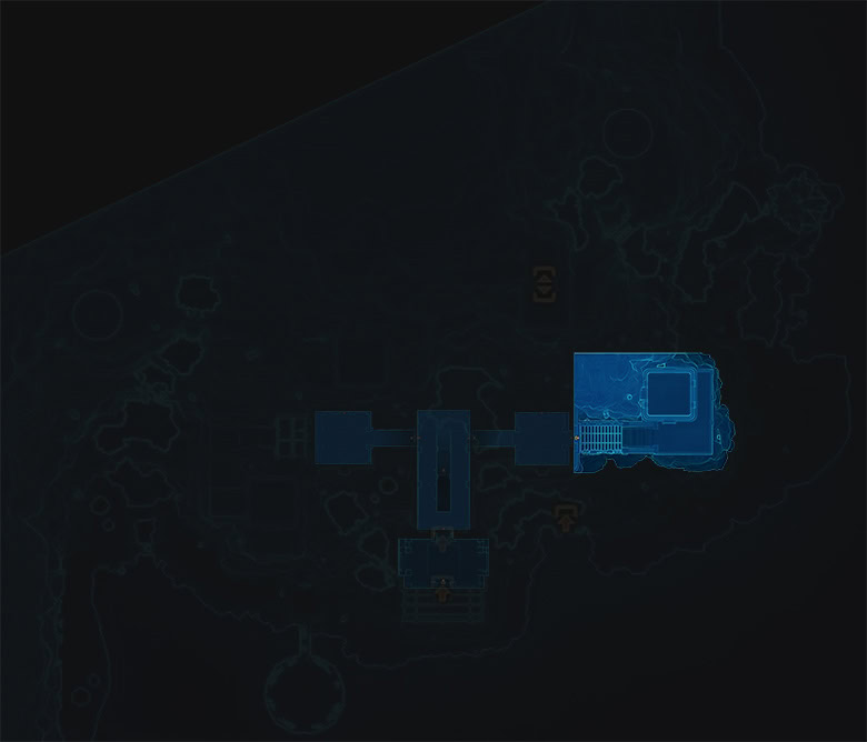 SWTOR Copero Stronghold - Eastern Exterior and Suite Map