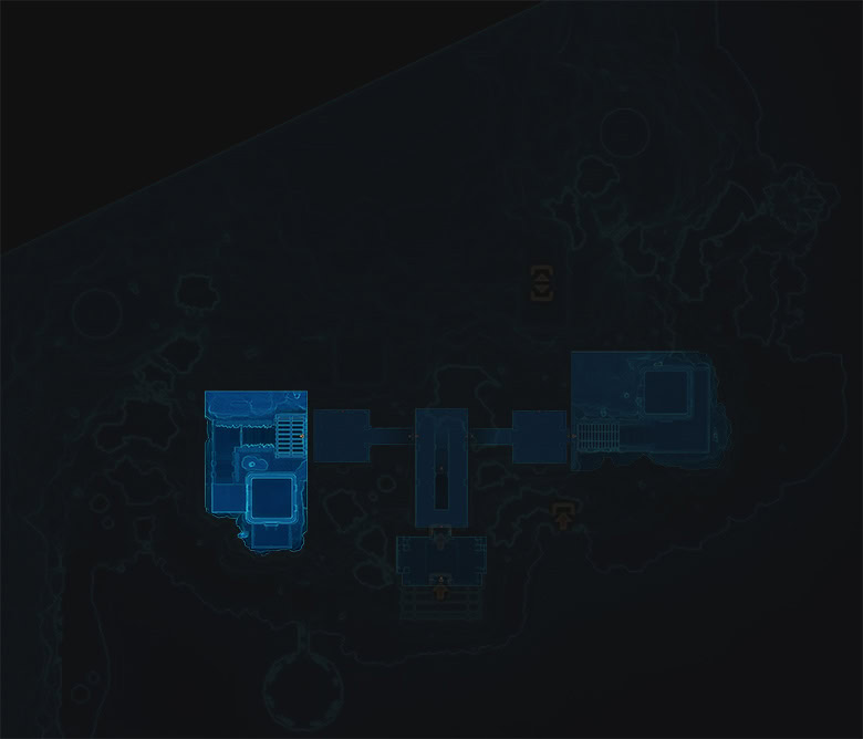 SWTOR Copero Stronghold - Western Exterior and Suite Map