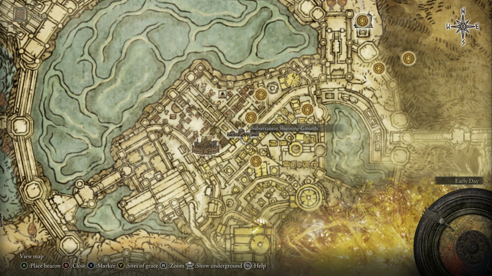 Travel to the Subterranean Shunning Grounds