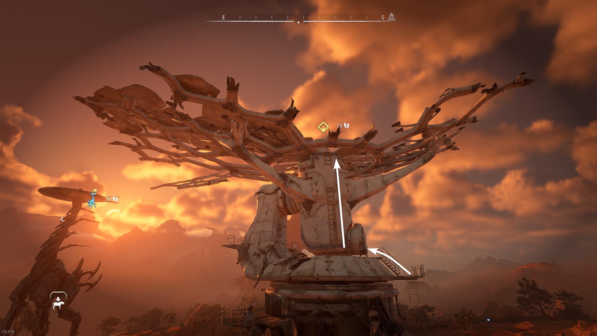 Horizon Forbidden West Cinnabar Sands Tallneck antenna aligns