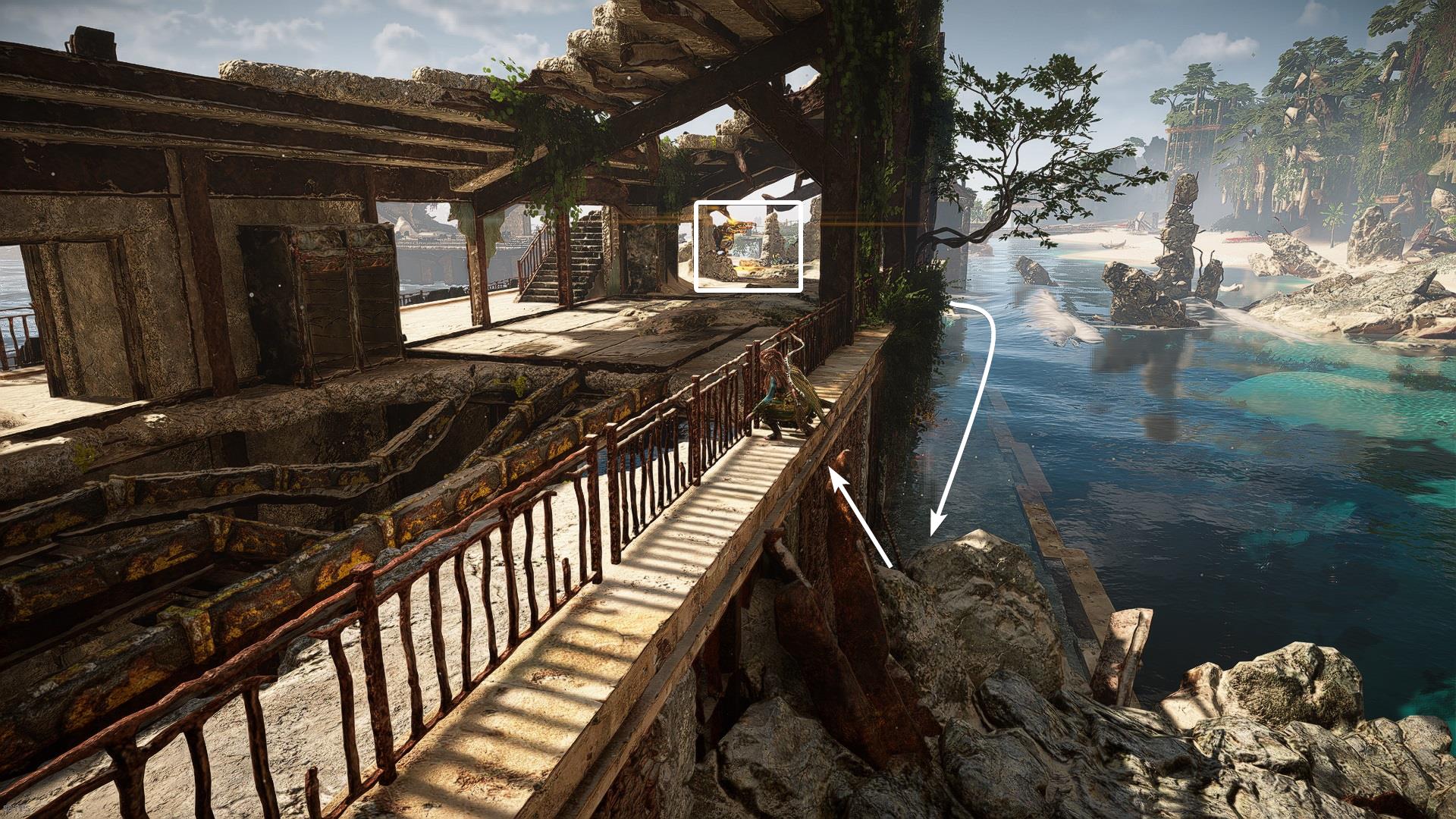 Landfall Tallneck Puzzle Guide - reach the ruins