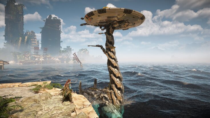 Landfall Tallneck Puzzle Guide - prepare the jump