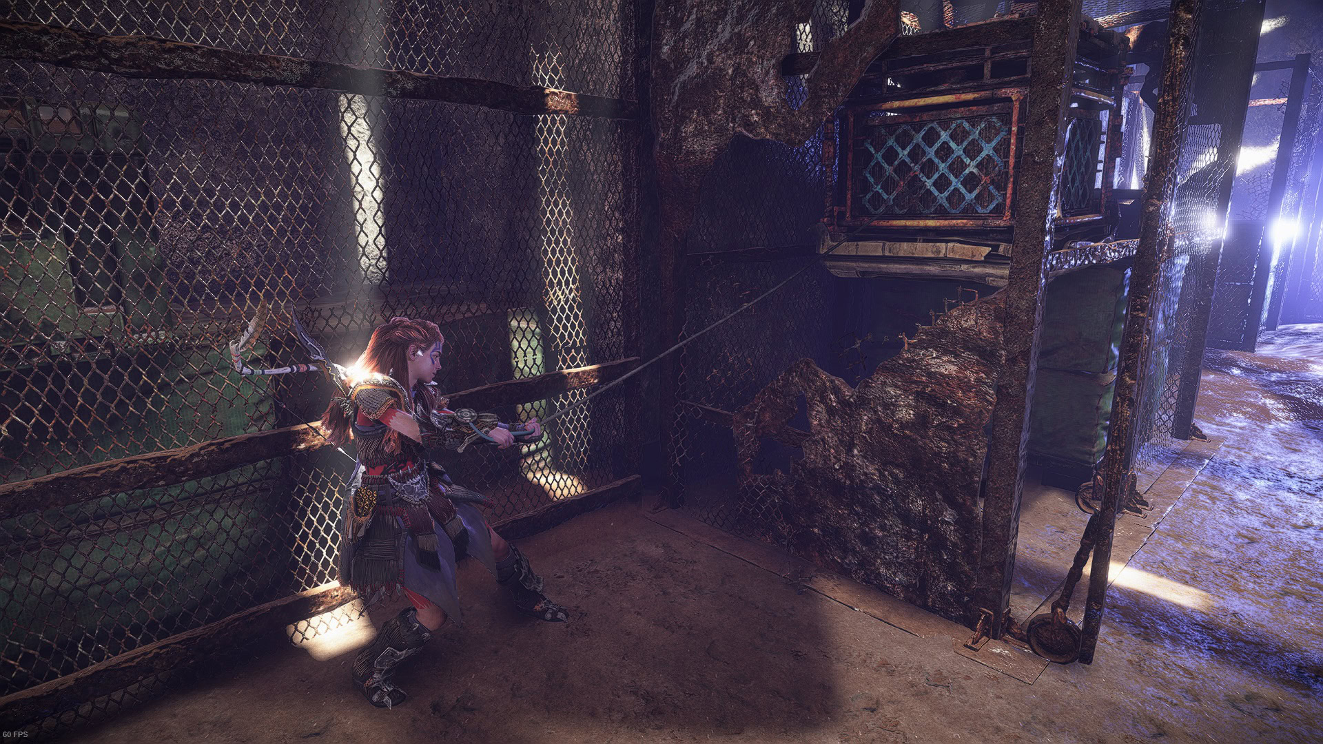 Aloy positions the top crate