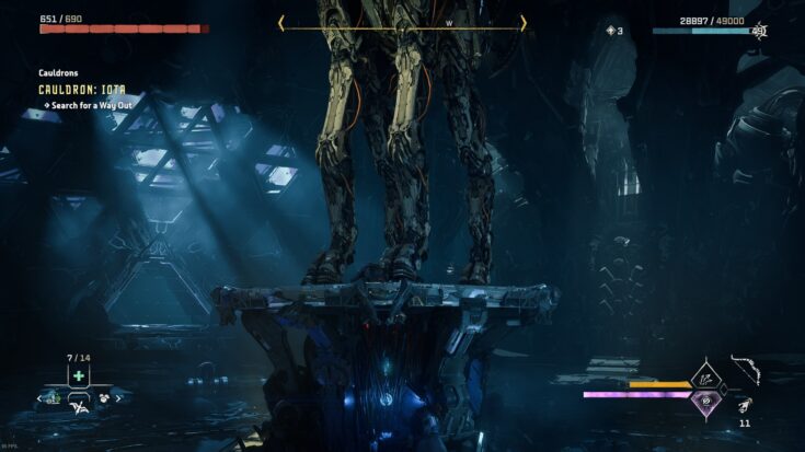 Salt Bite Cauldron is building a Tallneck machines, but is stuck